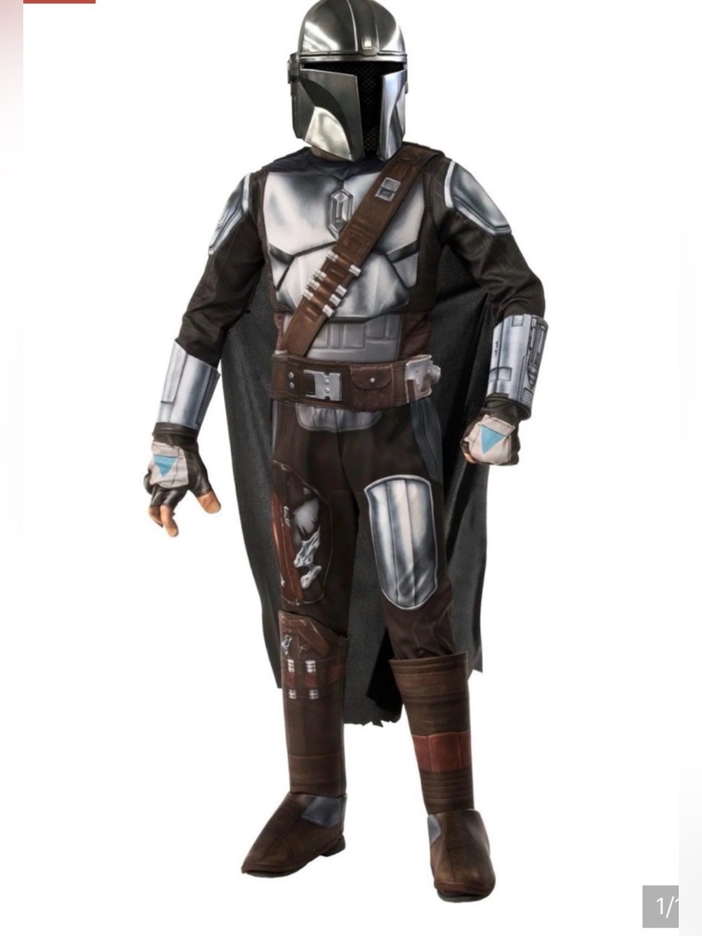 Rubie's Kids The Mandalorian  Costume in Silver and Brown